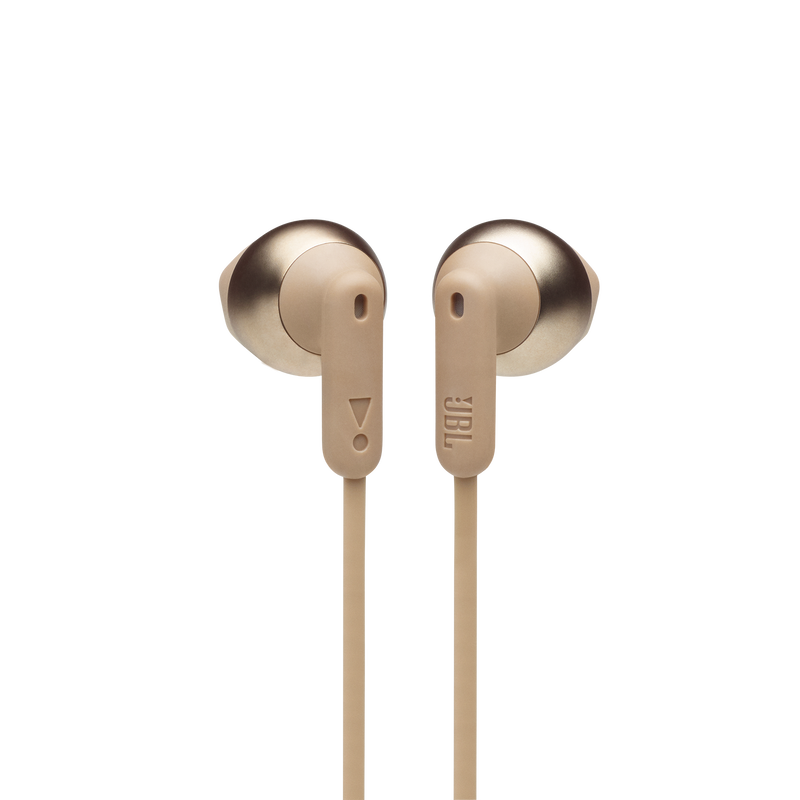 JBL Tune 215BT - Champagne Gold - Wireless Earbud headphones - Front image number null